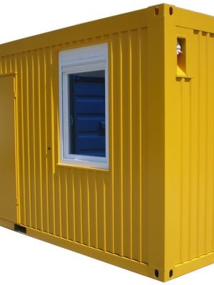 Wöffler Verkehrstechnik - Bürocontainer-gelb