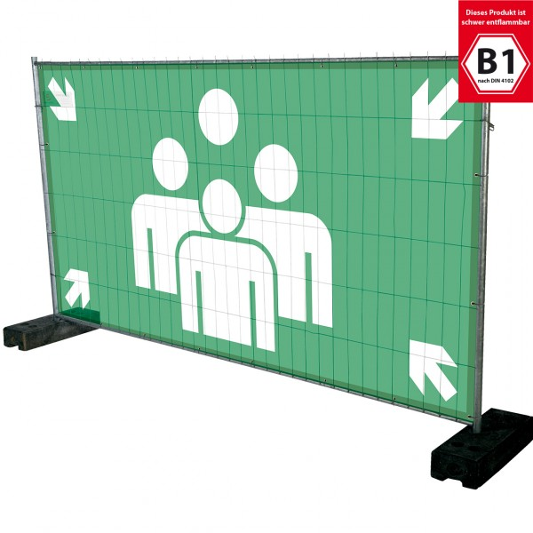 Wöffler Verkehrstechnik - Banner Sammelstelle