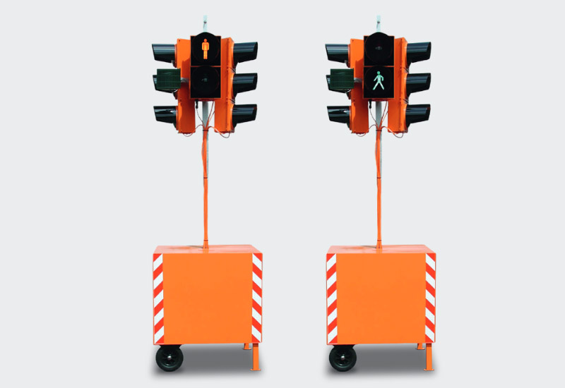 Wöffler Verkehrstechnik - Ampelanlage für Fußgänger - transportabel